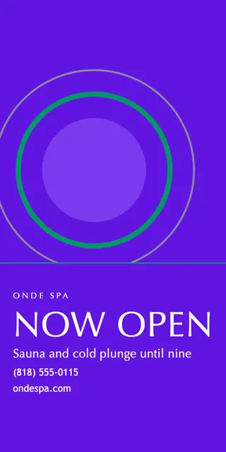 Full plate pole banners template in the Meditation studio palette