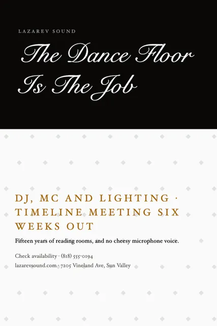 Accent band postcards template in the Luxury retail palette