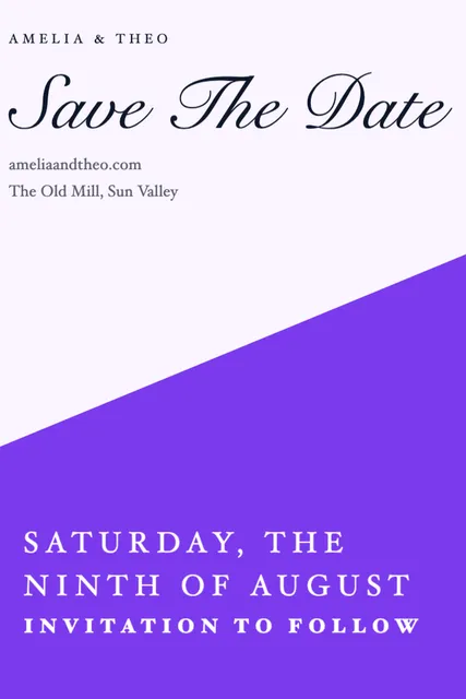 Diagonal split posters template in the Meditation studio palette