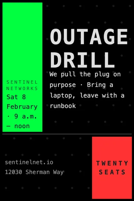Nine-square grid posters template in the Security & tech palette