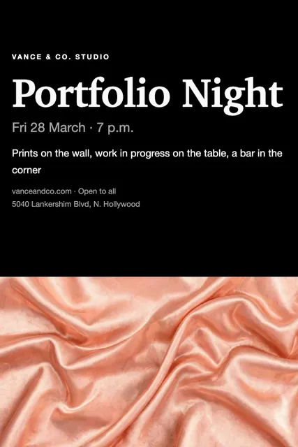 Hard split posters template in the Photography studio palette