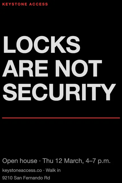 Type poster posters template in the Security & tech palette