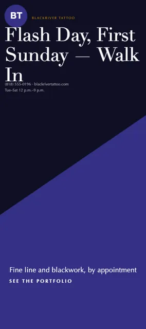 Diagonal split rack cards template in the Theatre & cinema palette
