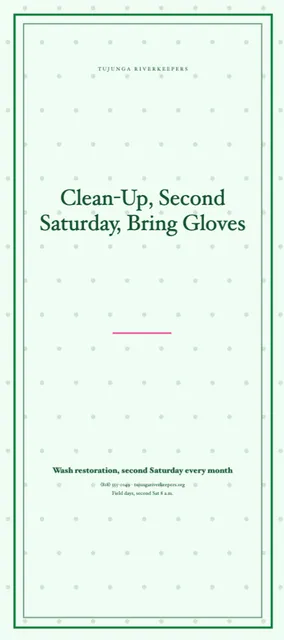 Inset frame rack cards template in the Florist & plants palette