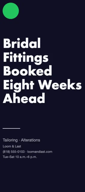 Statement rack cards template in the Music & nightlife palette