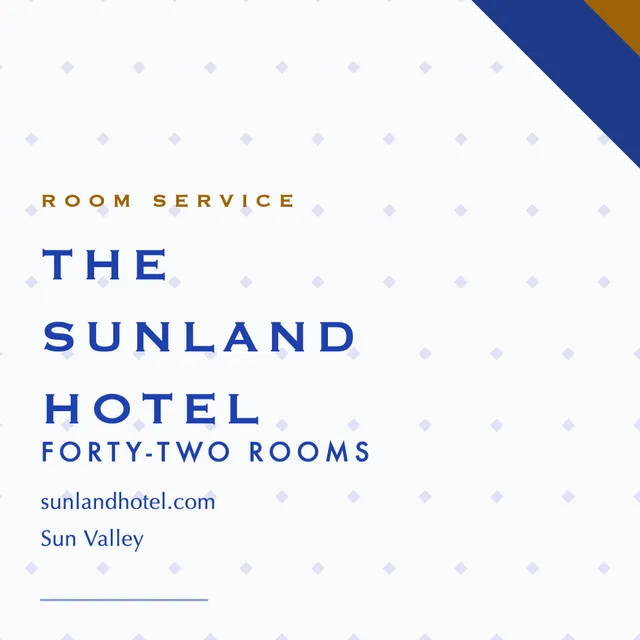 Corner wedge stickers template in the Hotel palette
