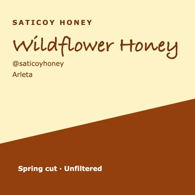 Diagonal split stickers template in the Bakery & cafe palette