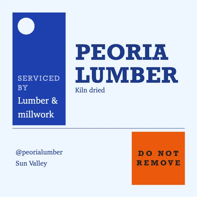 Nine-square grid stickers template in the Home services palette