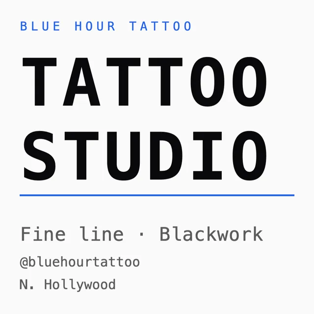 Type poster stickers template in the Personal brand palette