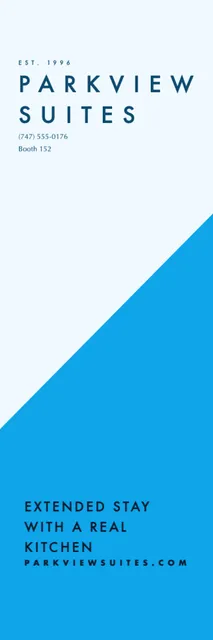 Diagonal split table runners template in the Travel agency palette