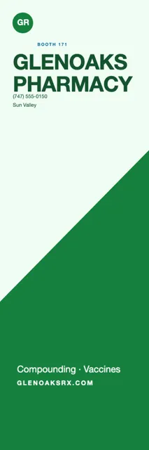 Diagonal split table runners template in the Pharmacy palette