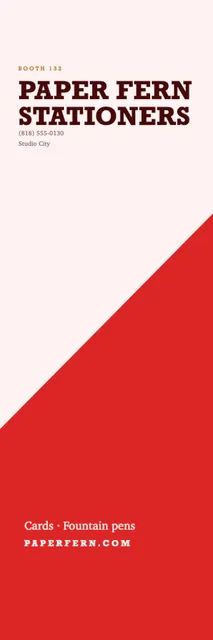 Diagonal split table runners template in the Restaurant palette