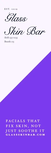 Diagonal split table runners template in the Meditation studio palette