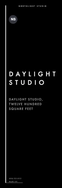 Leading edge table runners template in the Photography studio palette