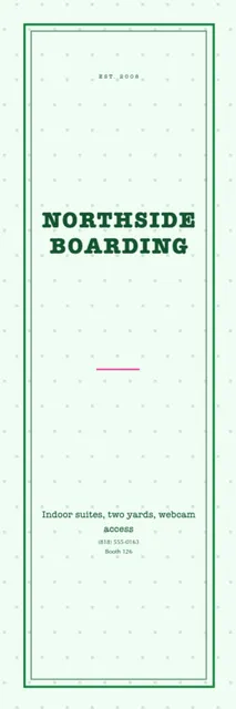 Inset frame table runners template in the Florist & plants palette
