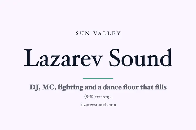 Centred lockup yard signs template in the Meditation studio palette