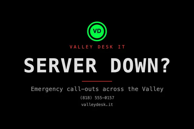 Centred lockup yard signs template in the Security & tech palette