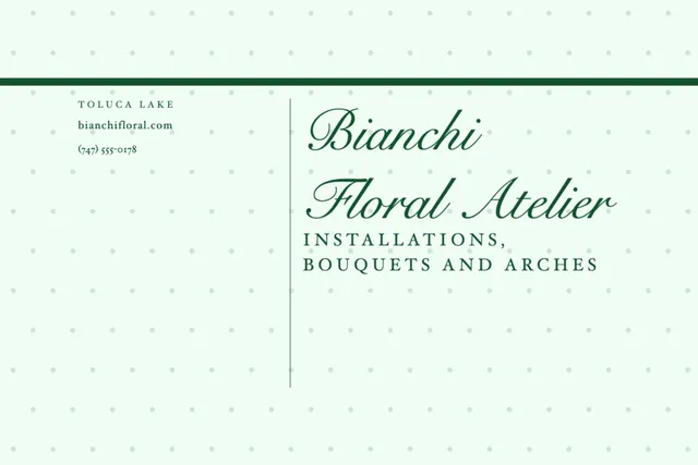 Index column yard signs template in the Florist & plants palette