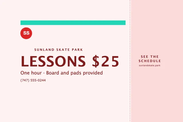 Ticket stub yard signs template in the Sports club palette
