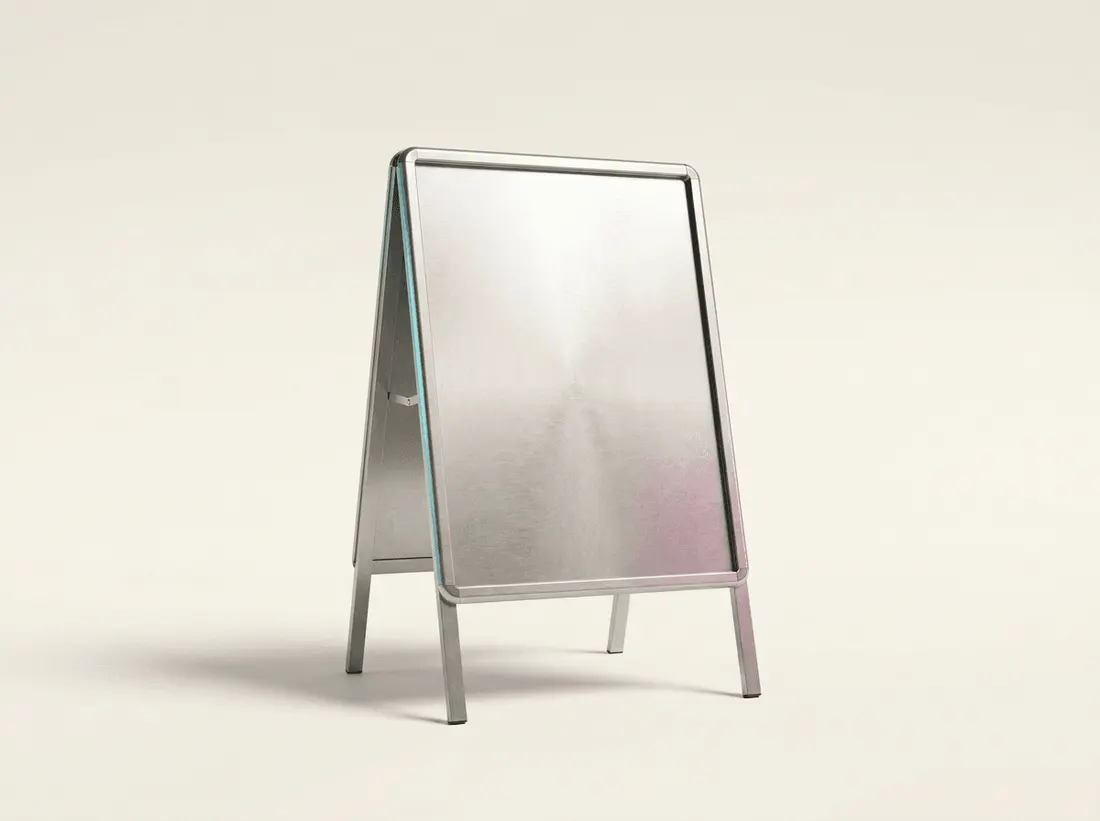 Custom-framed digital display signage for a casual restaurant — Angels Print portfolio
