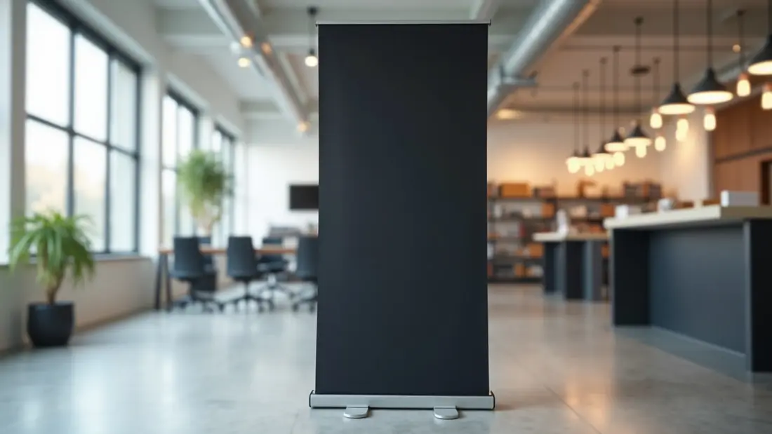 Black Stand Retractable Banners in Los Angeles: What the Hardware Actually Buys You