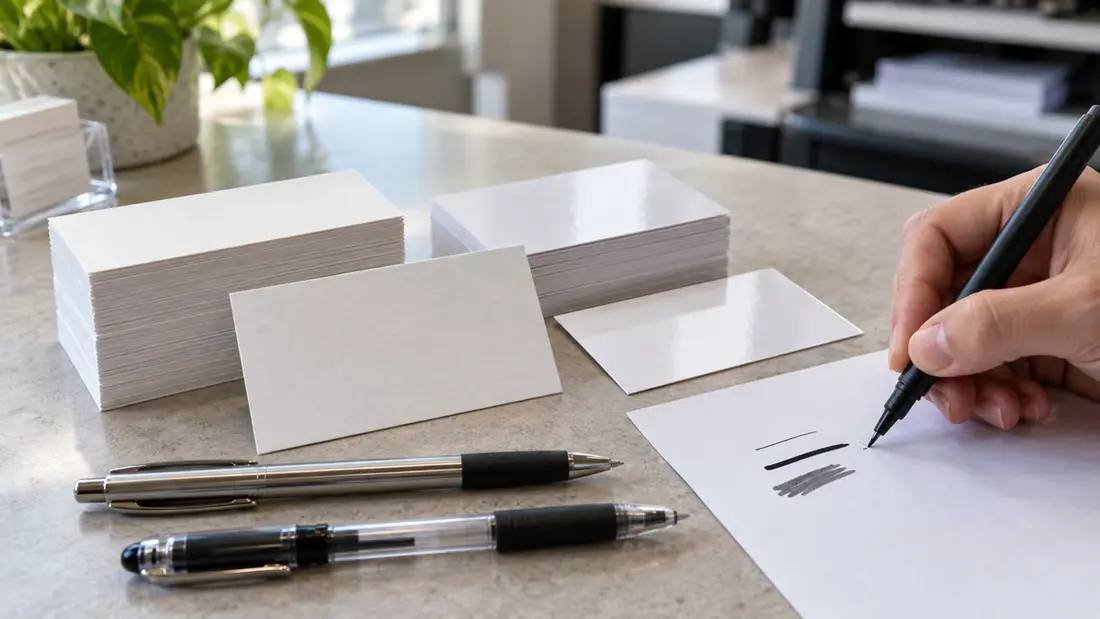 Can You Write on Business Cards? Pick a Writable Stock