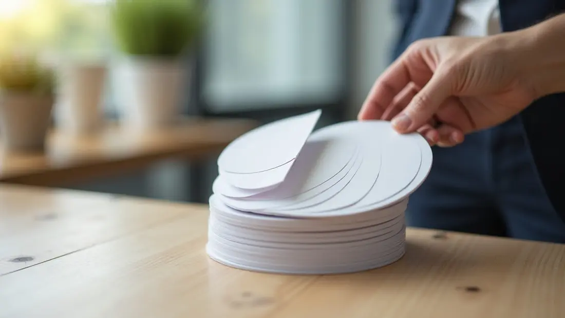Round Business Cards in Los Angeles: What the Circle Costs, What It Buys, and How to Set Up the File
