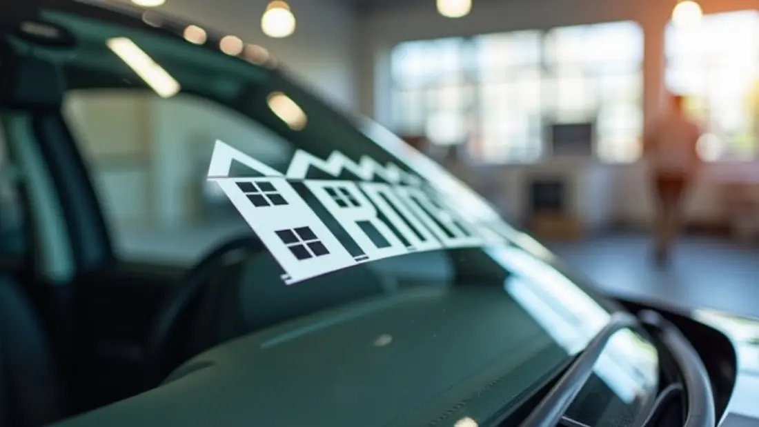 Windshield Decals in Los Angeles: What You Can Legally Put on the Glass, and Where It Should Actually Go