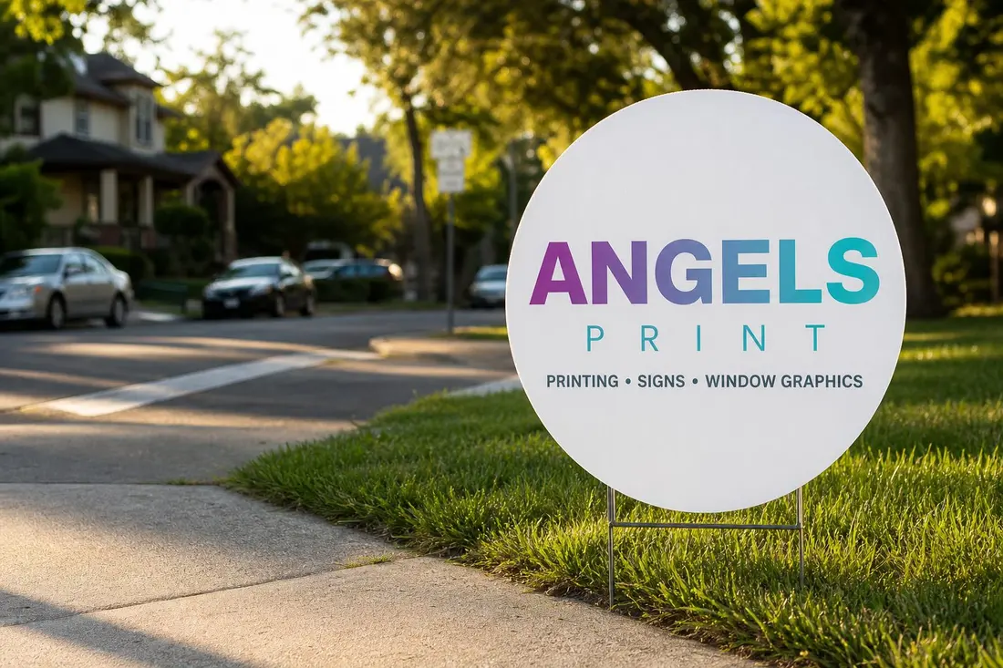 Custom Shape Yard Signs — view 2