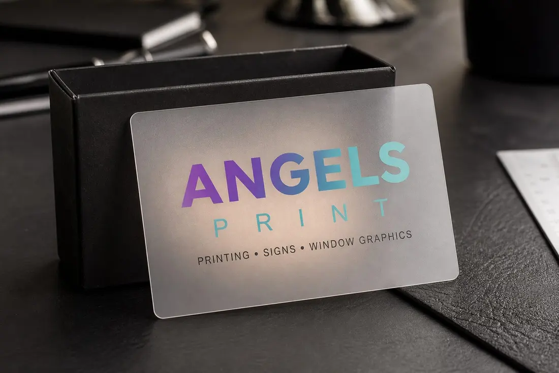 Frosted Plastic Business Cards