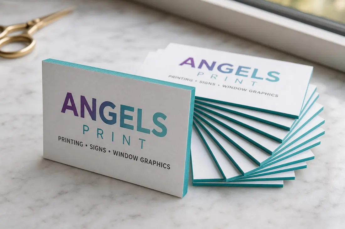 Painted Edge Cards