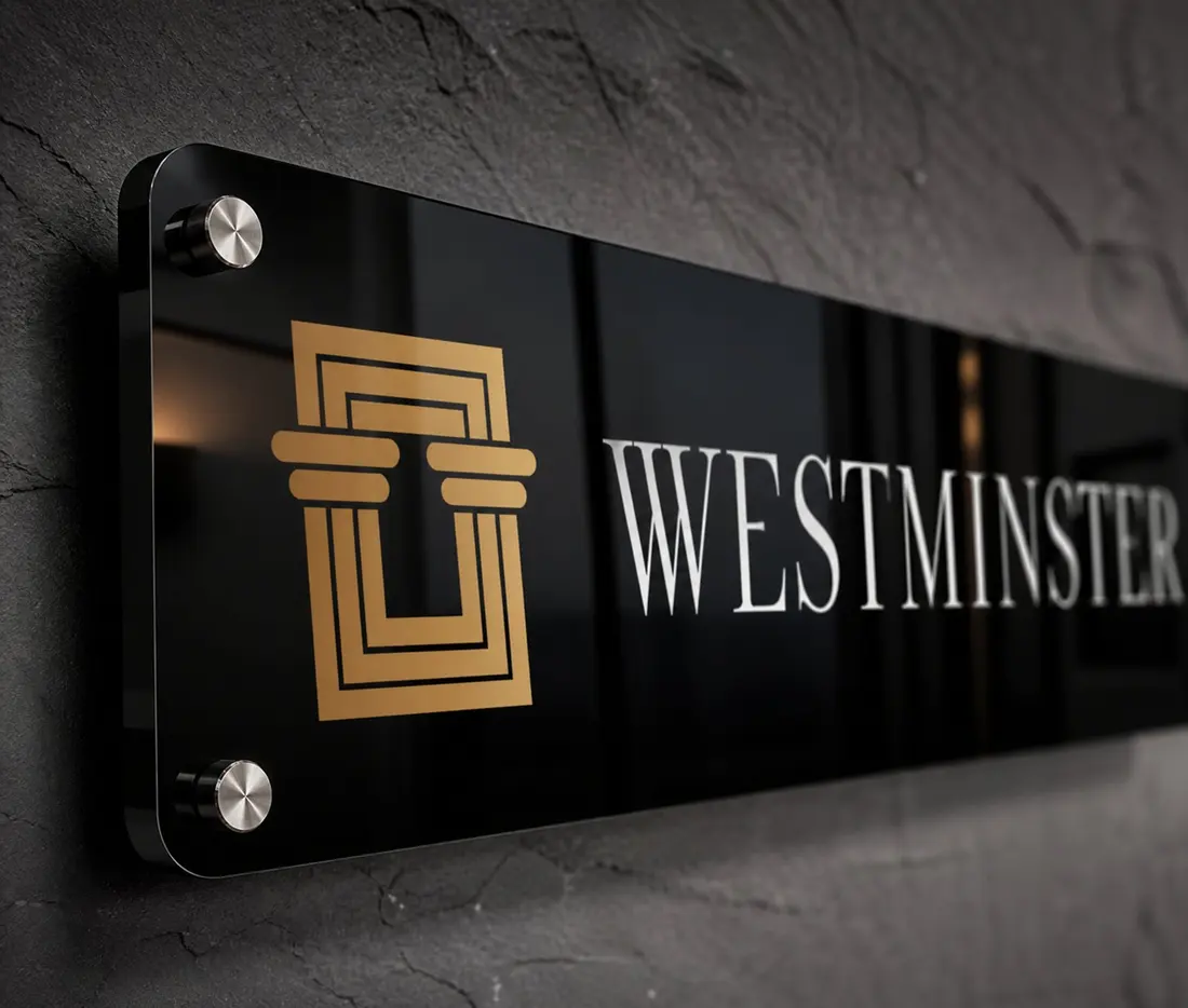 Acrylic Standoff Sign