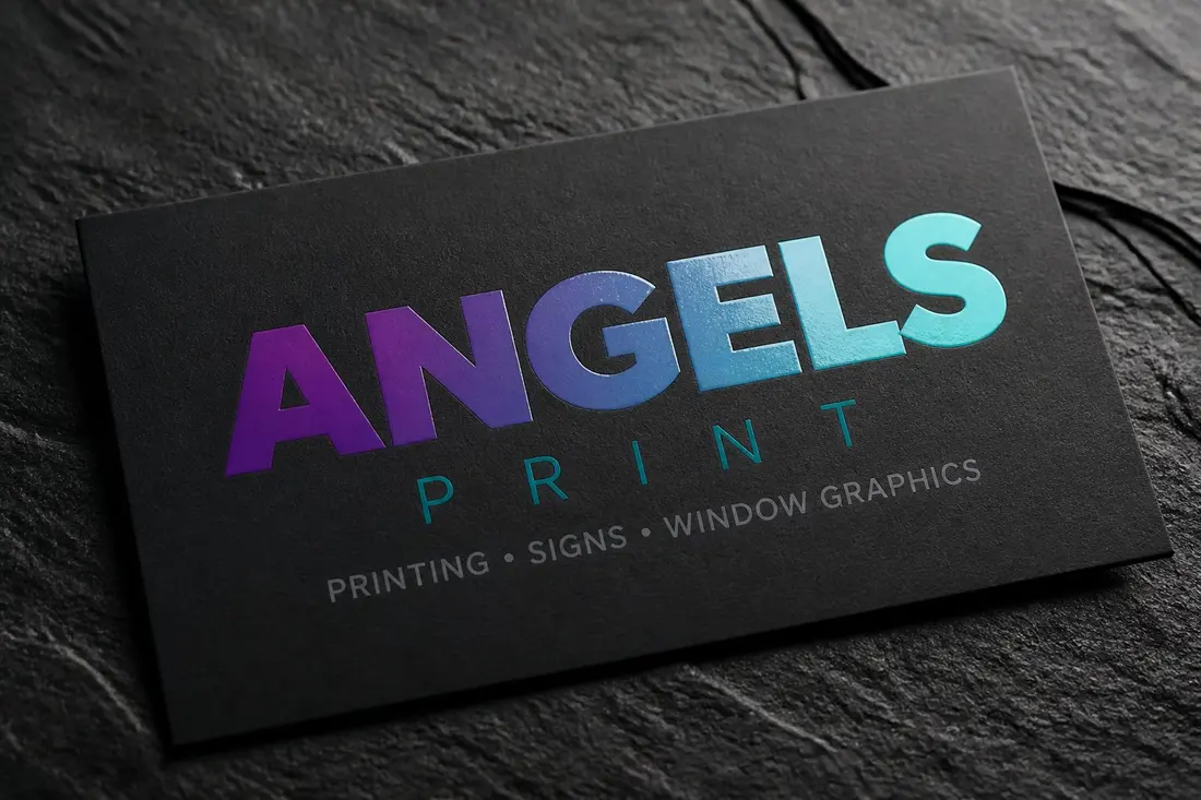 Raised Spot UV Business Cards