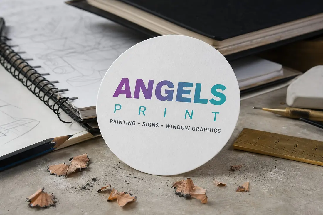 Round Business Cards — view 2
