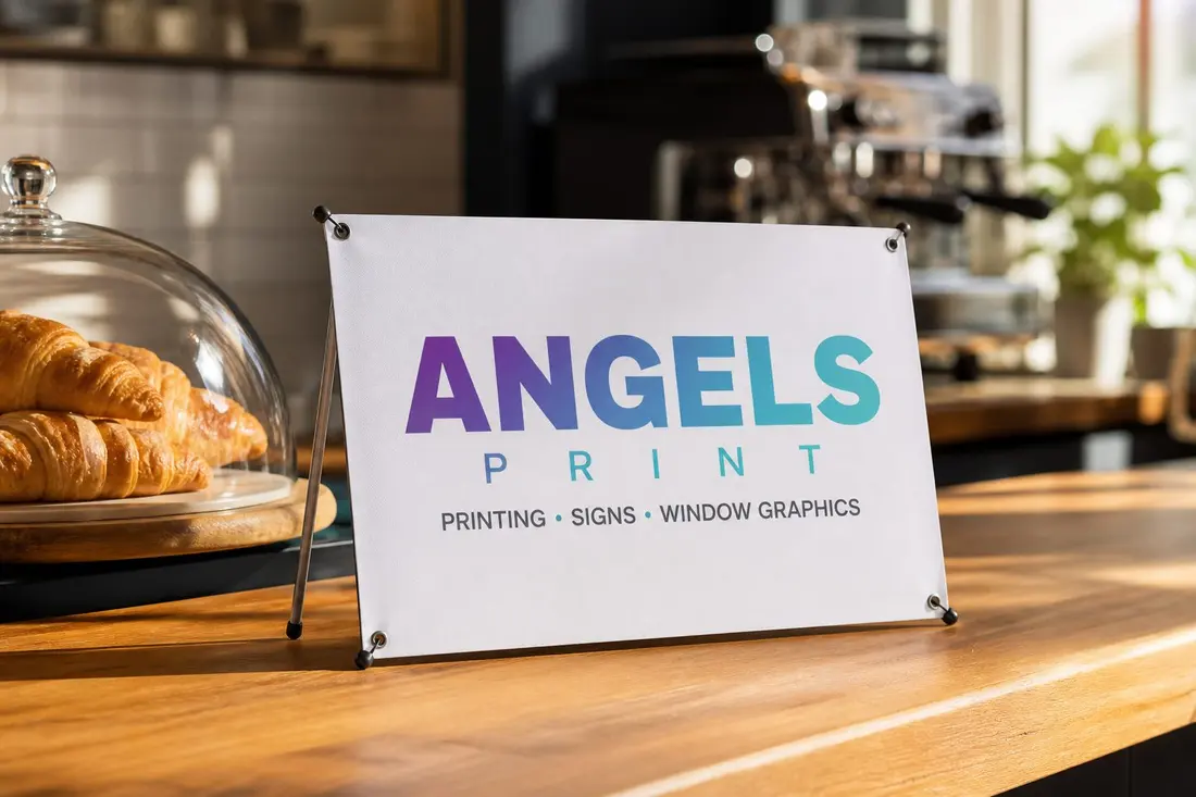 Table Top Banner — view 2