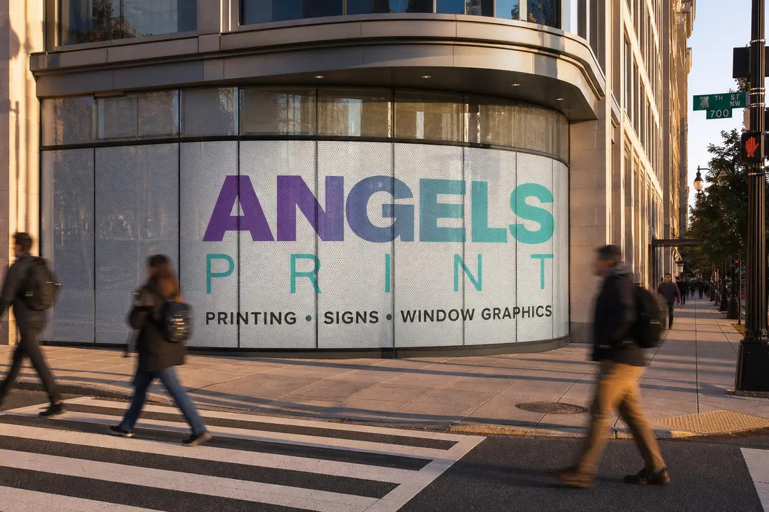 Perforated Window Vinyl — view 2