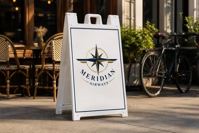A-Frame Sidewalk Sign