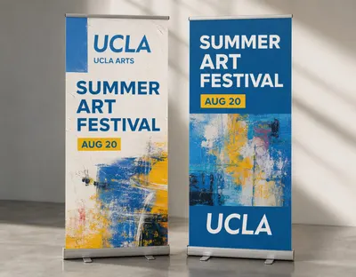 Double Sided Retractable Banner