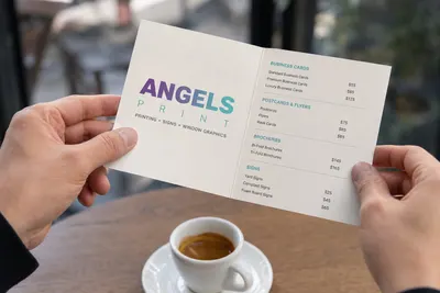 Folded Business Cards