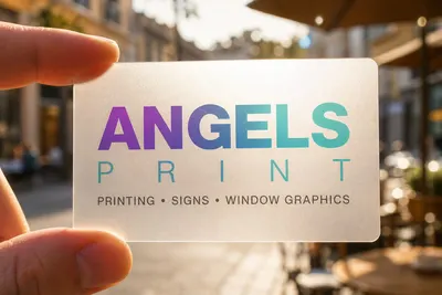 Frosted Plastic Business Cards