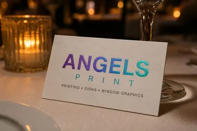 Raised Foil Business Cards