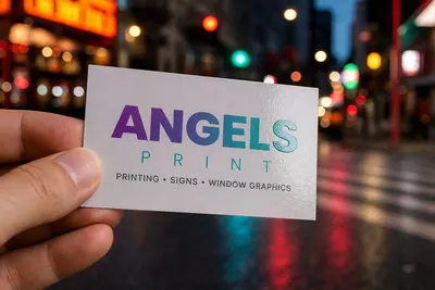Raised Spot UV Business Cards